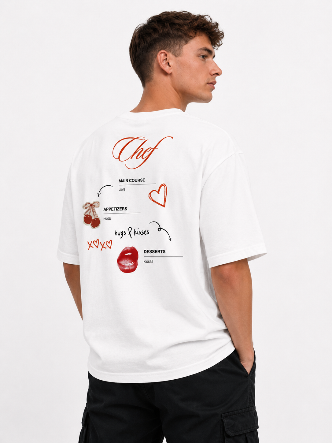 Minimalist Graphic T-Shirt – "Chef" | Organic Cotton Tee