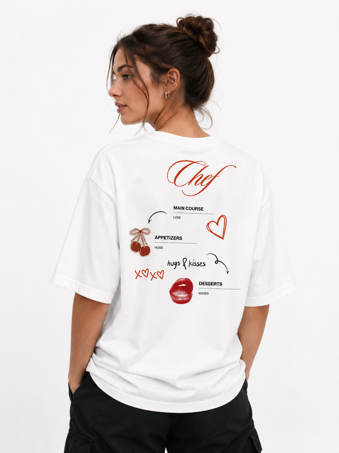 Minimalist Graphic T-Shirt – "Chef" | Organic Cotton Tee