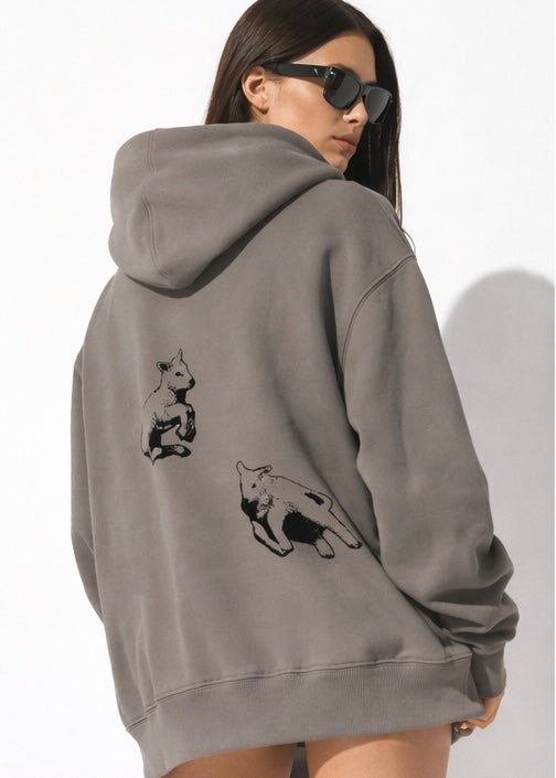 Oversized heavyweight hoodie "Spirit Animal"