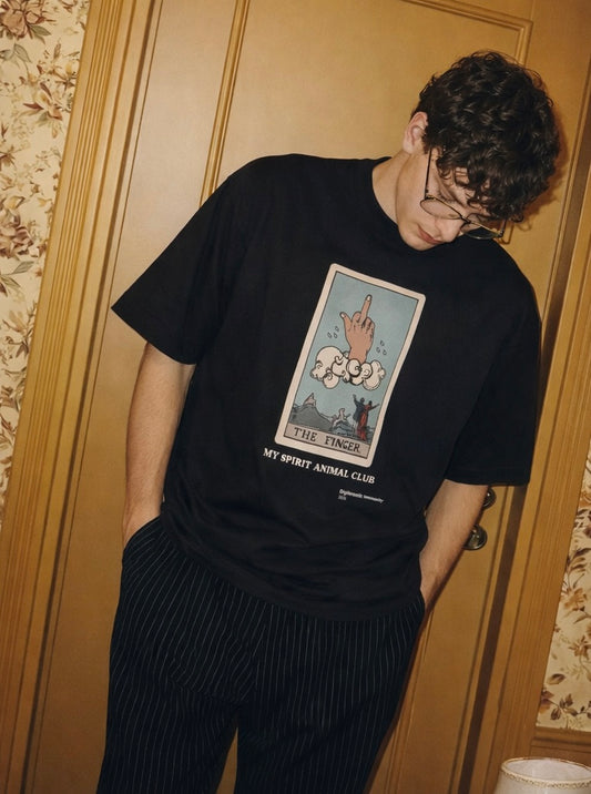 Oversized T-Shirt – "Tarot" | Minimalist Streetwear Tee
