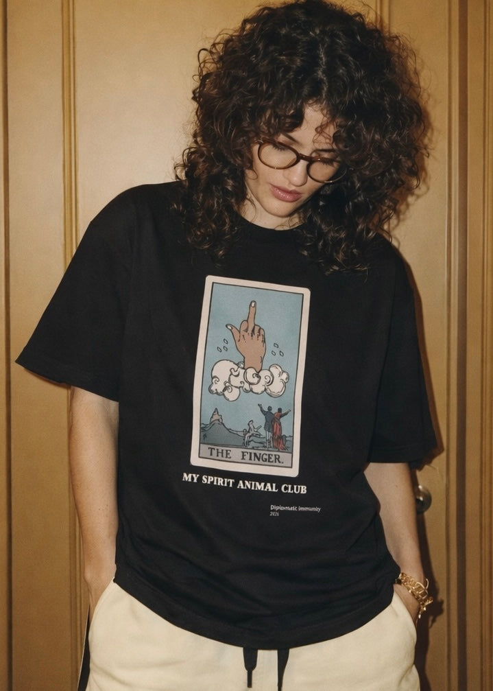 Oversized T-Shirt – "Tarot" | Minimalist Streetwear Tee