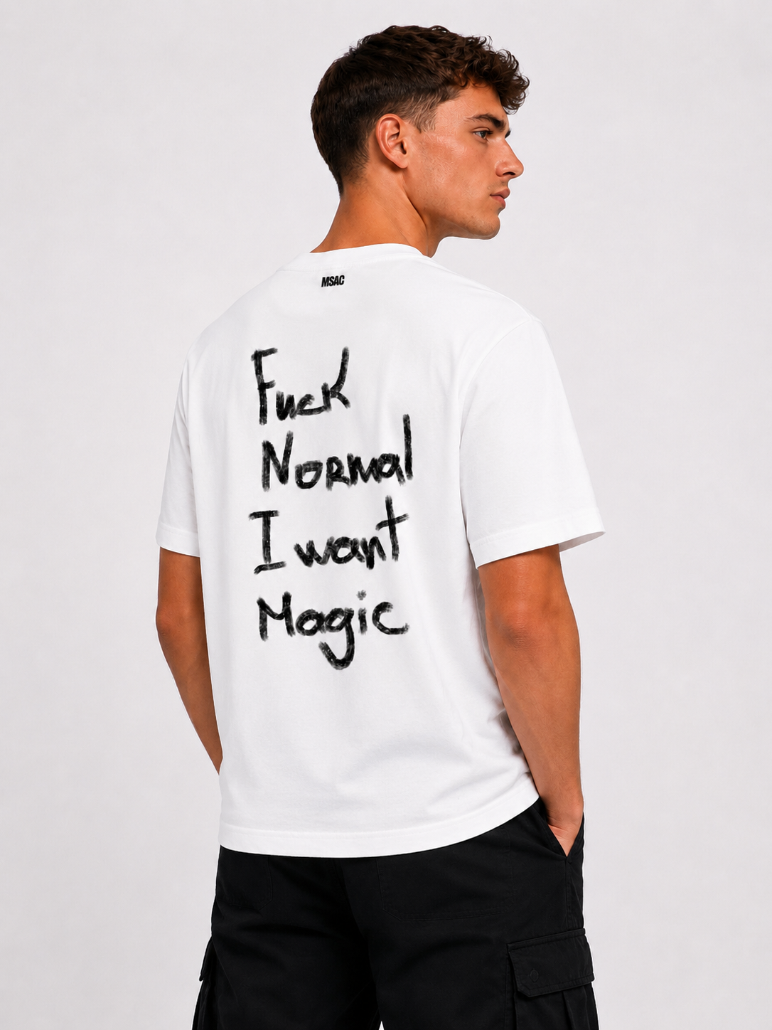 Minimalist Graphic T-Shirt – "Magic" | Organic Cotton Tee