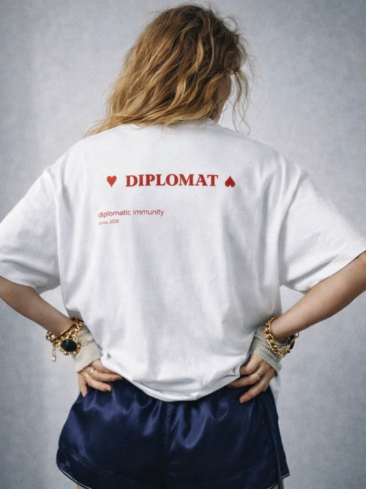 Oversized T-Shirt – "Diplomat" | Minimalist Streetwear Tee