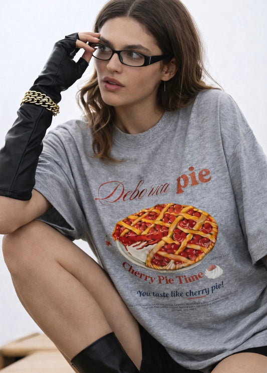 Oversized T-Shirt – "Pie" | Minimalist Streetwear Tee