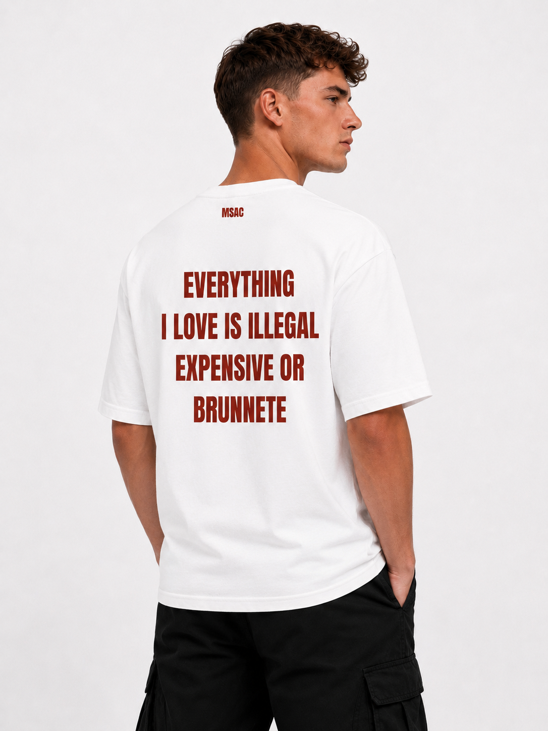 Minimalist Graphic T-Shirt – "Love" | Organic Cotton Tee